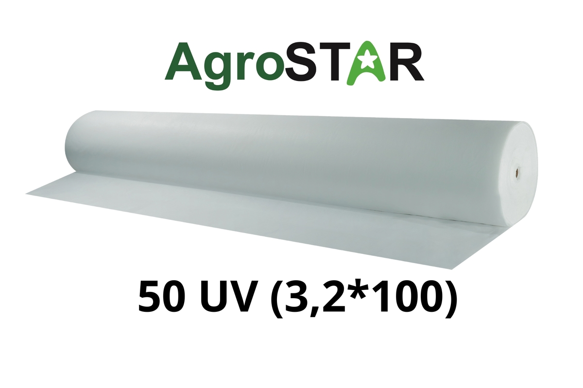Фото товару Агроволокно"AgroStar" 50 UV біле(3,2*100)*