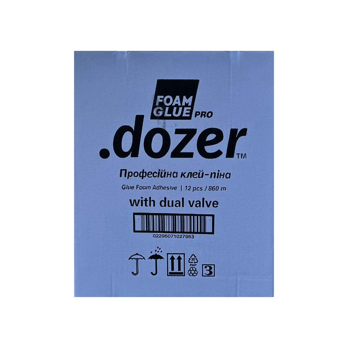Фото товару Піна-клей Dozer Dual Valve PRO (860 мл)(12шт/ящ)