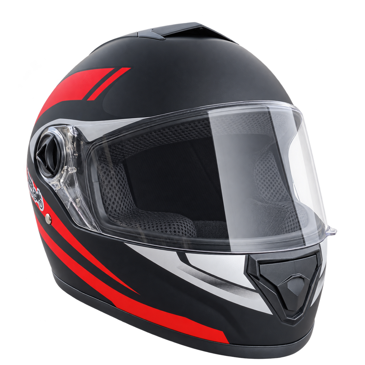 Фото товару Мотошолом HF-112 XL 61-62 см (червоний)