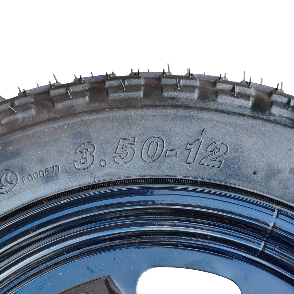 Мініатюра товару Колесо переднє у зборі 3.50-12
