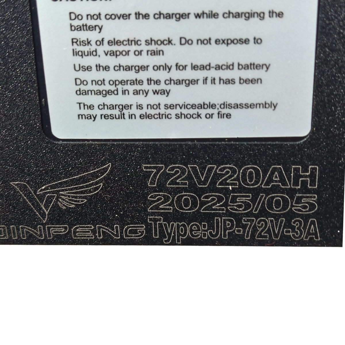 Мініатюра товару Зарядний пристрій 72V20AH