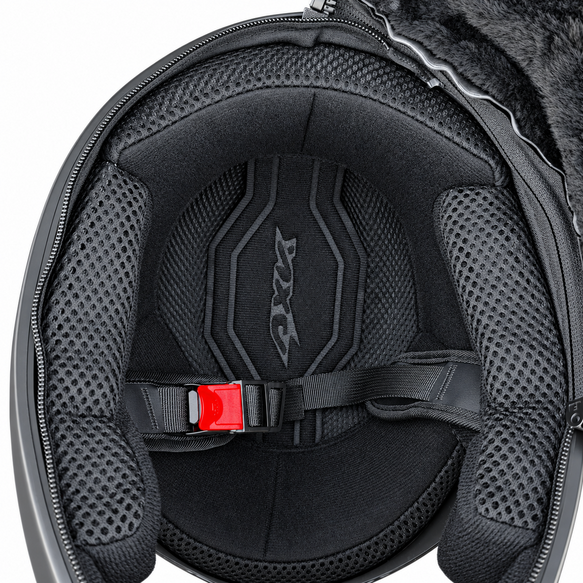 Мініатюра товару Мотошолом 557 Airflow, 54-61 см (чорний)