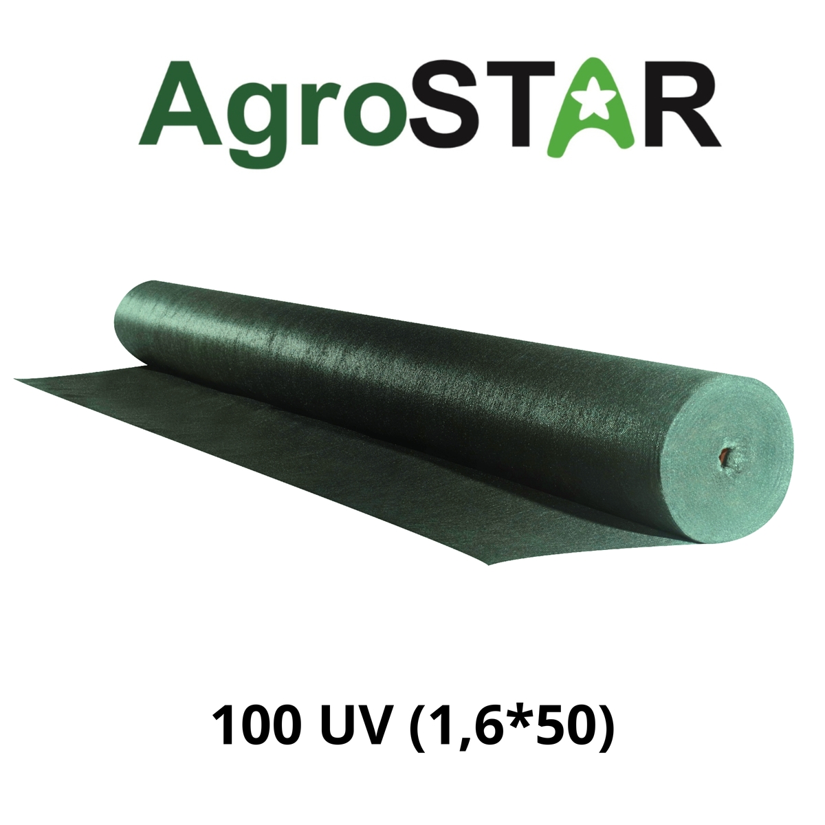 Фото товару Агроволокно"AgroStar"100 UV тем-зел(1,6*50)*
