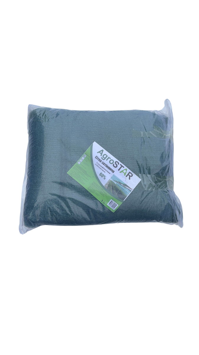 Мініатюра товару Сітка затіняюча "AgroStar"з UV(3*5) 60%затінення,